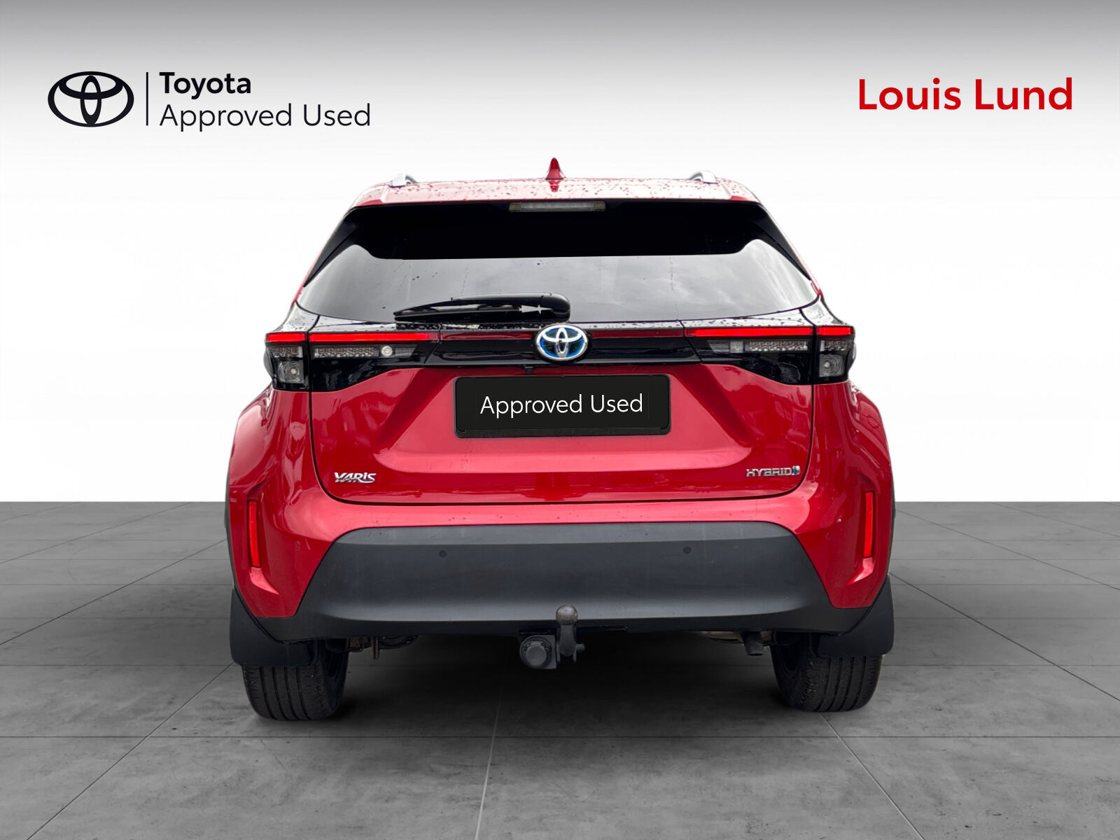 Rød Toyota Yaris Cross fra 2022