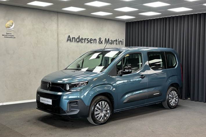 Blå Citroën ë-Berlingo fra 2025