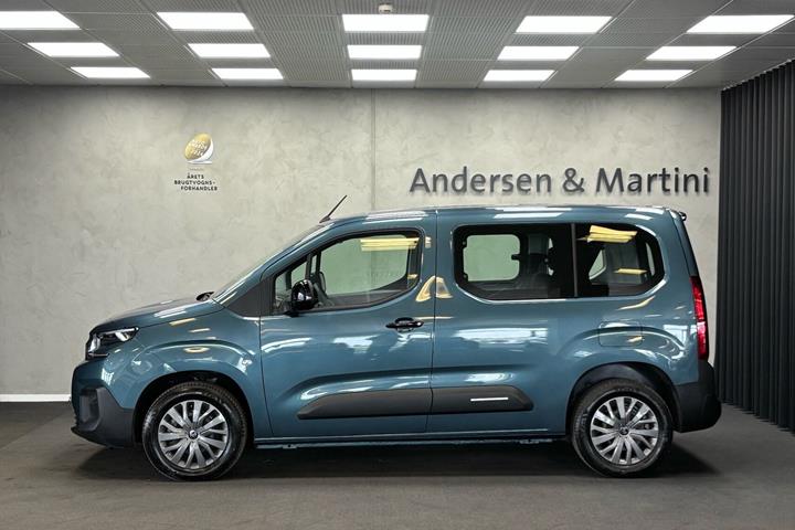 Blå Citroën ë-Berlingo fra 2025