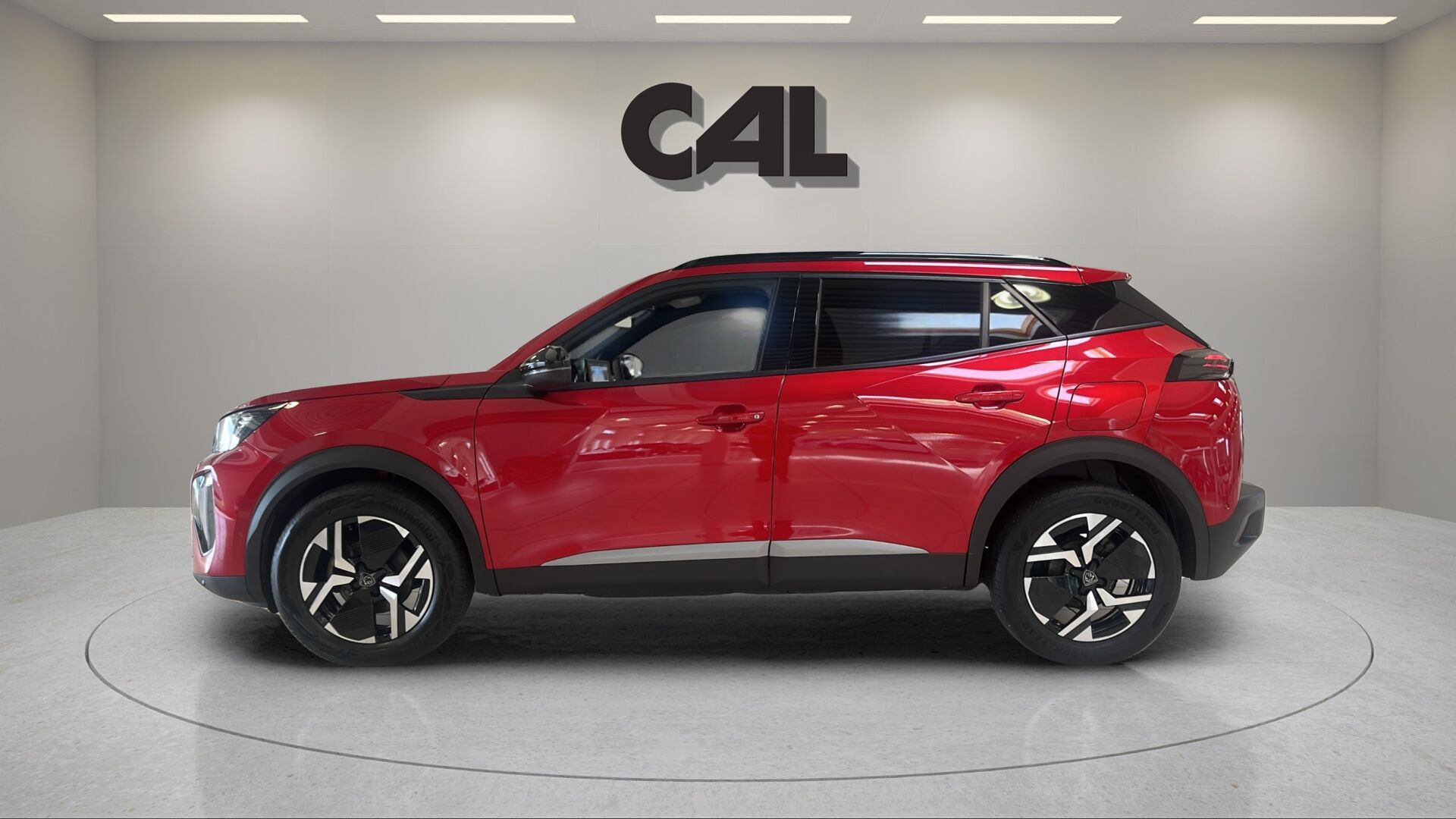 Rød Peugeot 2008 fra 2024