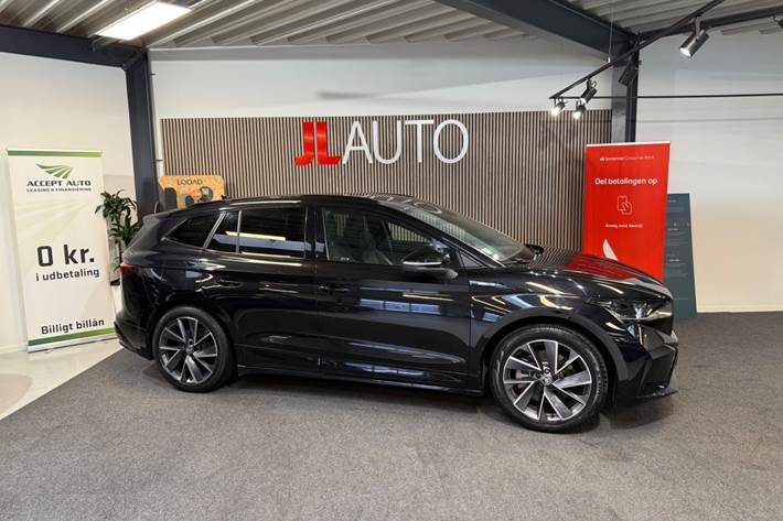 Sort Skoda Enyaq fra 2022