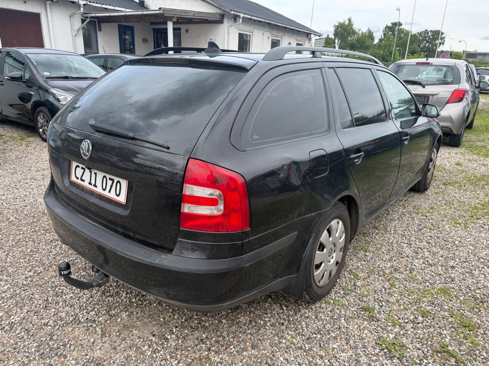 Sort Skoda Octavia fra 2006