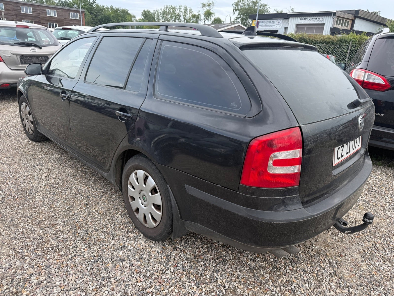 Sort Skoda Octavia fra 2006