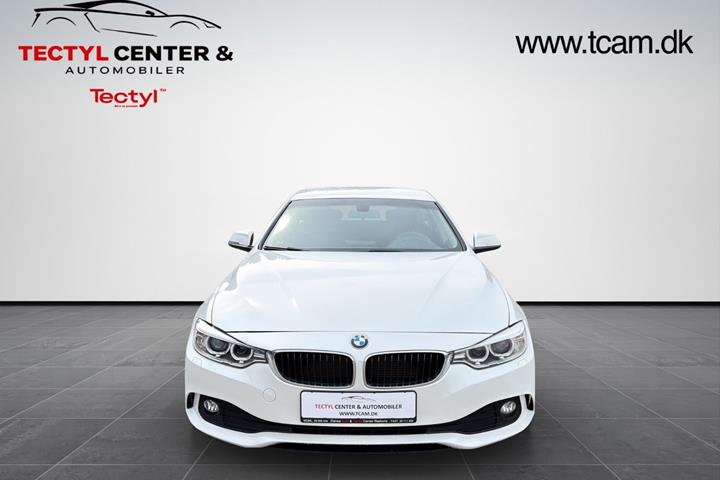 Hvid BMW 420d fra 2017