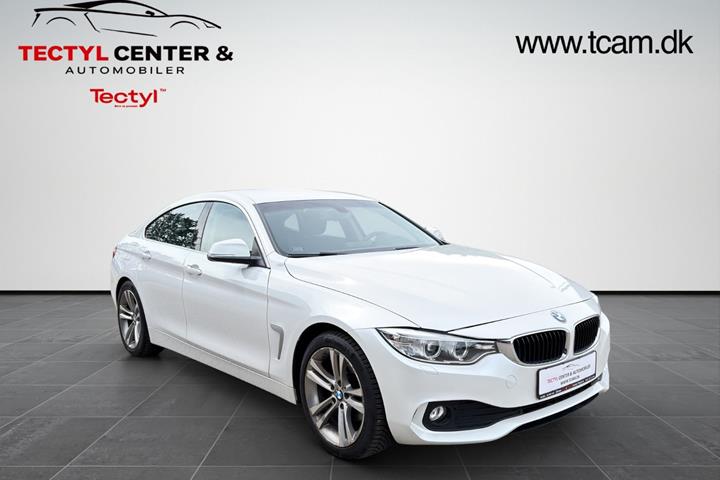 Hvid BMW 420d fra 2017