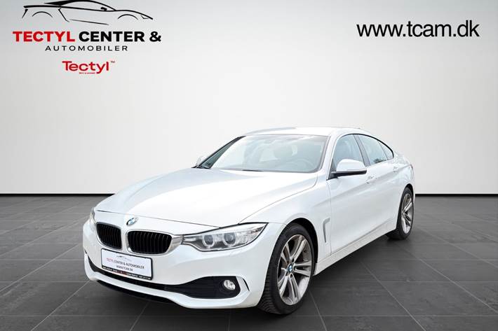 Hvid BMW 420d fra 2017