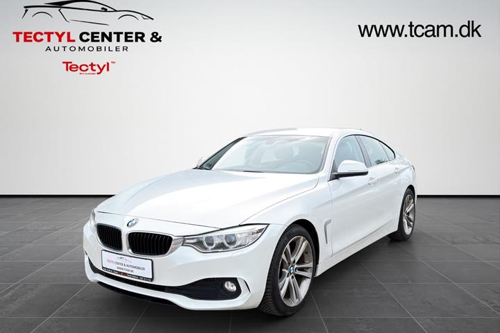Hvid BMW 420d fra 2017
