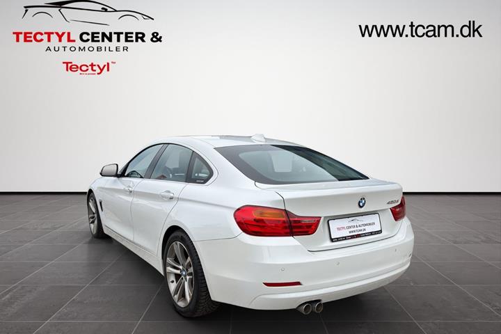 Hvid BMW 420d fra 2017