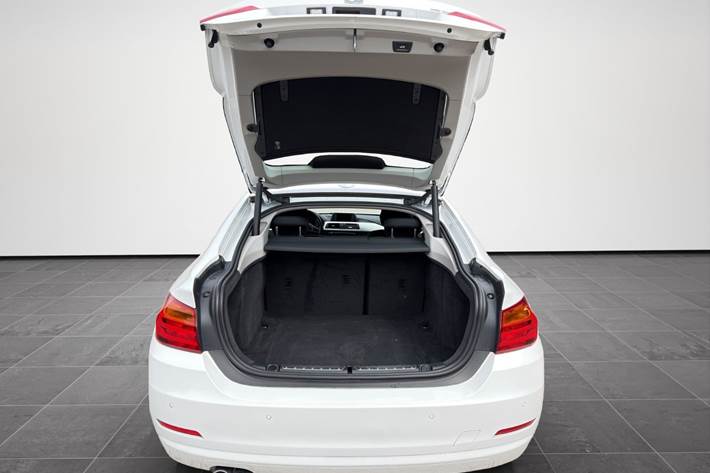 Hvid BMW 420d fra 2017