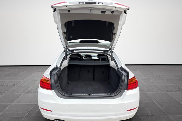Hvid BMW 420d fra 2017