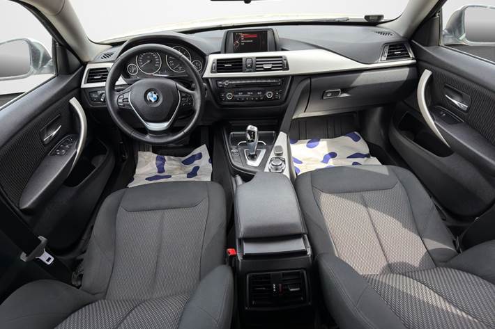Hvid BMW 420d fra 2017