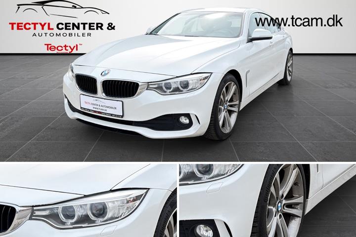Hvid BMW 420d fra 2017