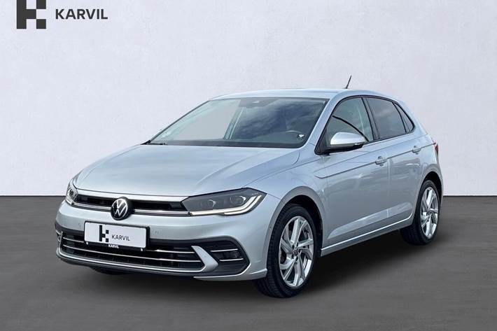Sølv VW Polo fra 2022
