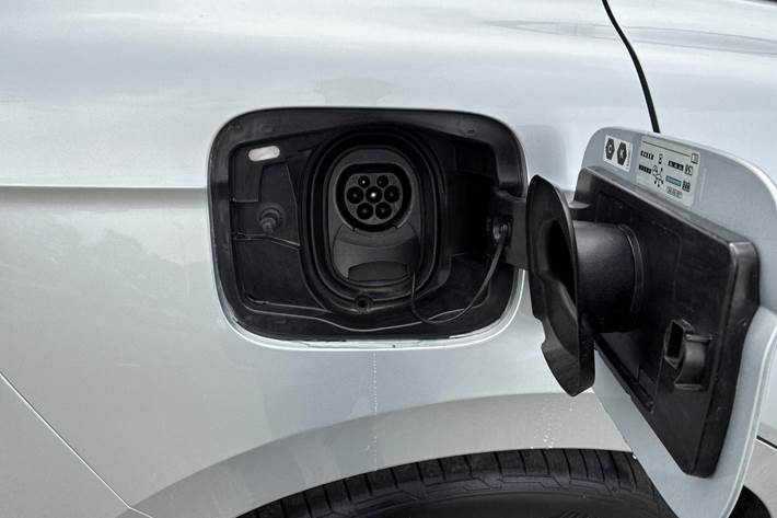 Sølv Skoda Enyaq fra 2021
