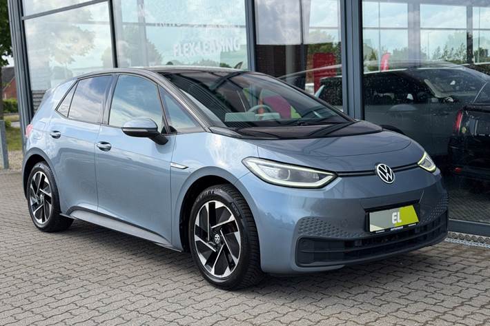 Blå VW ID.3 fra 2020