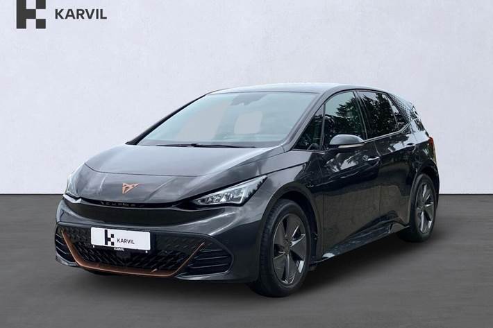 Grå Cupra Born fra 2024 set udefra