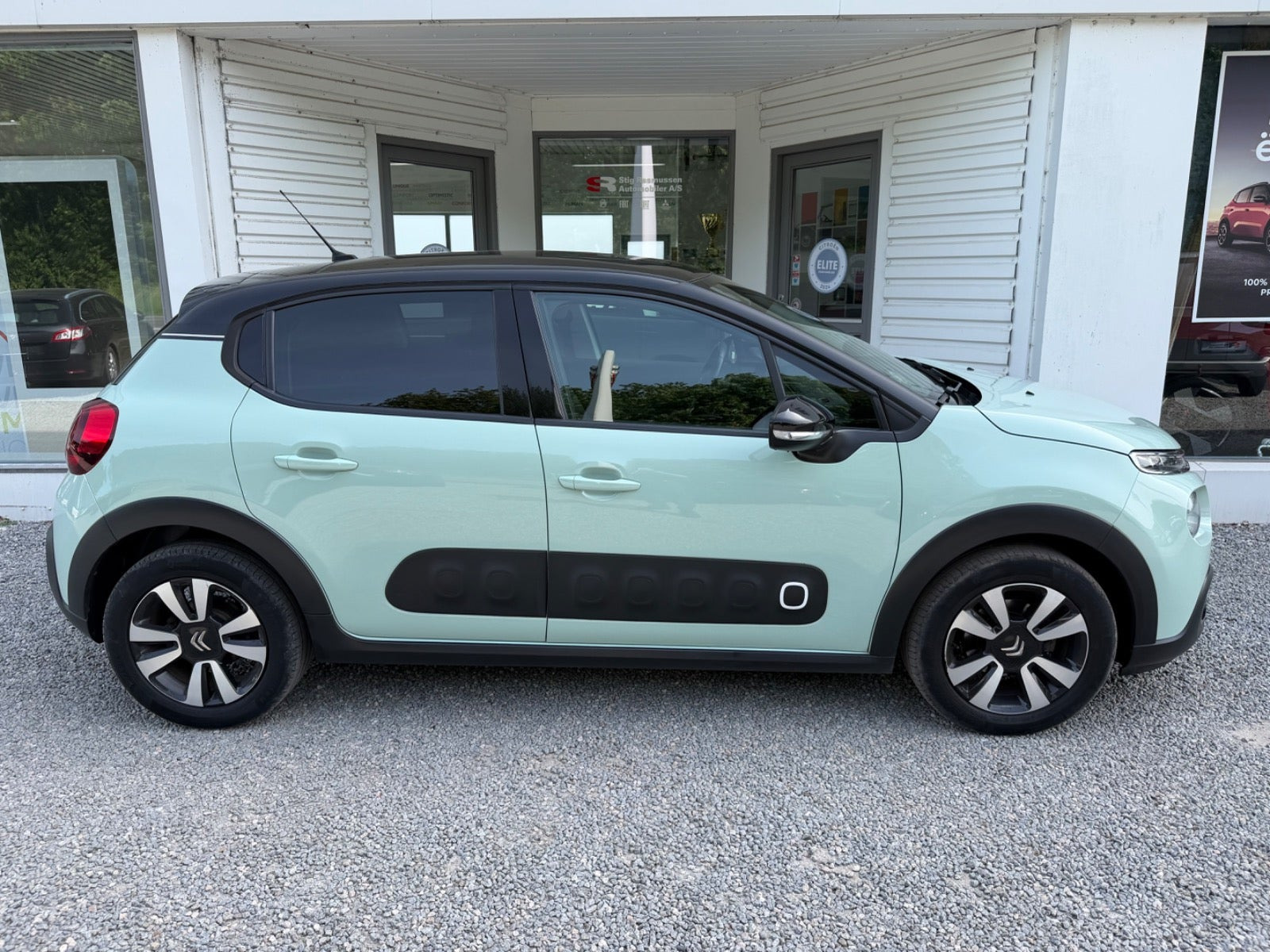 Grøn Citroën C3 fra 2020