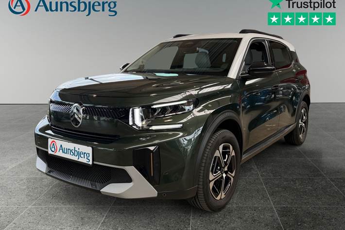 Grøn Citroën e-C3 Aircross fra 2025 set udefra