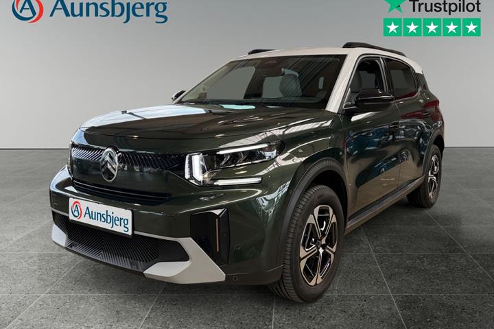 Grøn Citroën e-C3 Aircross fra 2025 set udefra