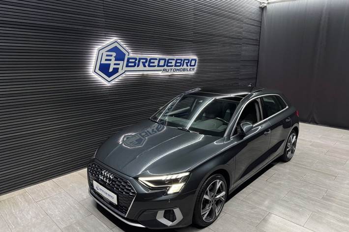 Grå Audi A3 fra 2021