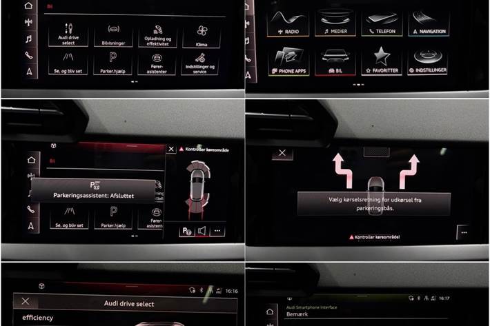 Grå Audi A3 fra 2021