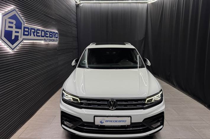 Hvid VW Tiguan fra 2016