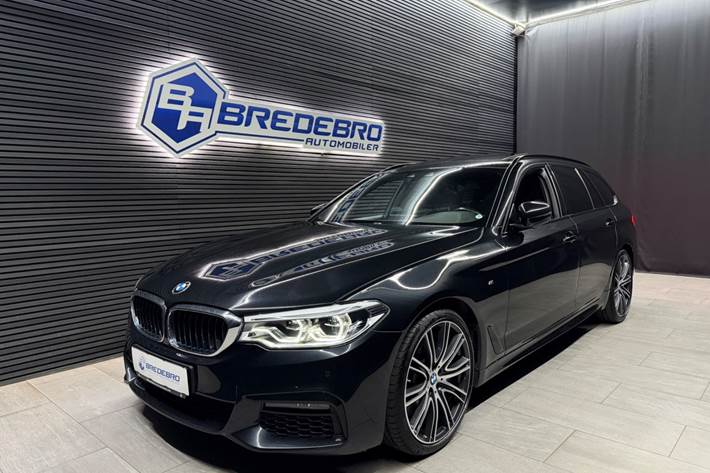 Sort BMW 540d fra 2018