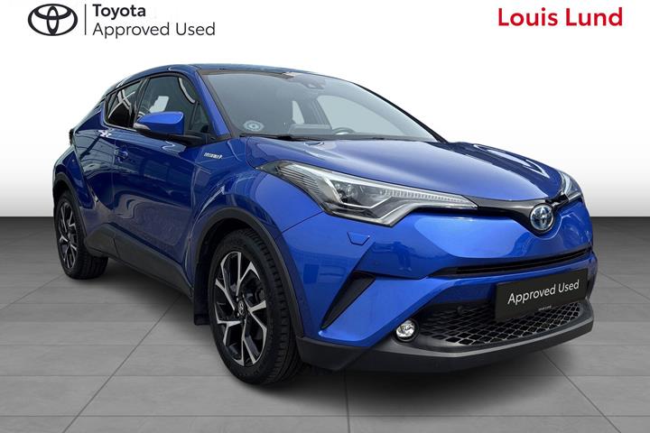 Blå Toyota C-HR fra 2019