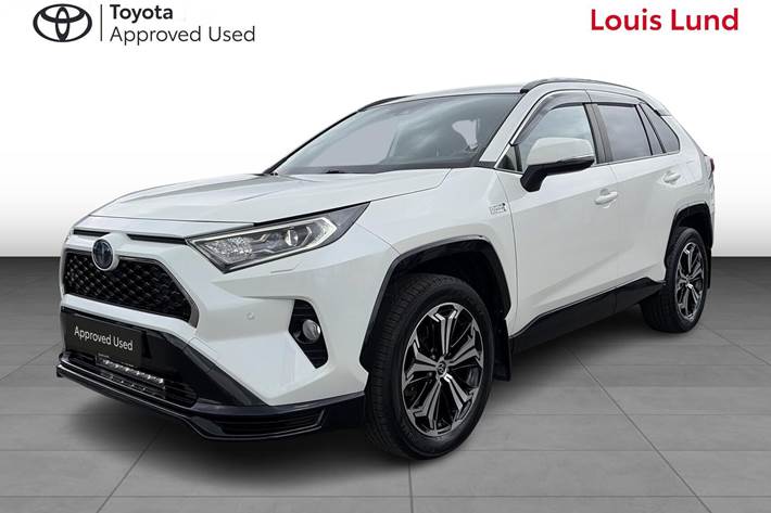 Hvid Toyota RAV4 Plug-in fra 2021