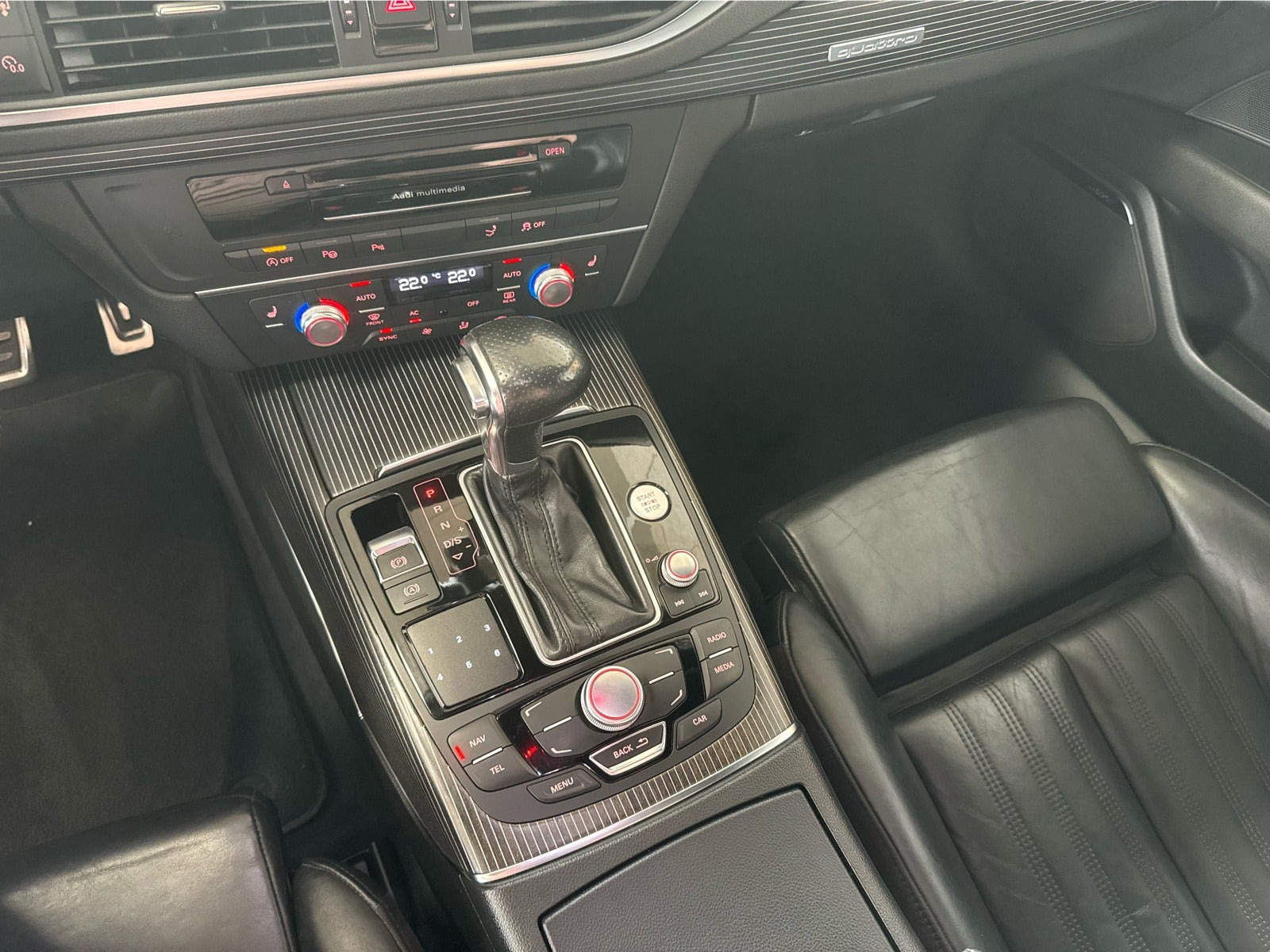 Grå Audi A7 fra 2011