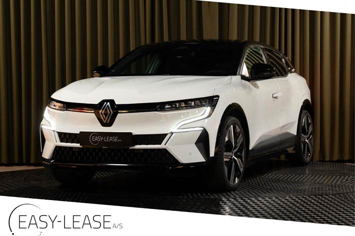 Hvid Renault Megane E-Tech fra 2024
