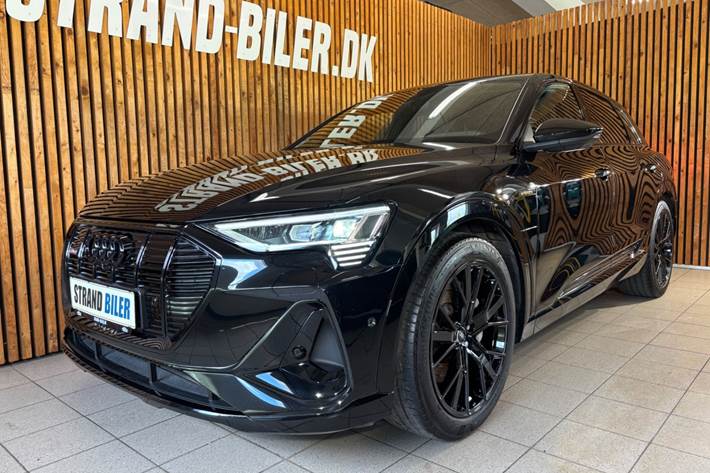 Sort Audi e-tron fra 2022