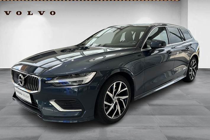Blå Volvo V60 fra 2022