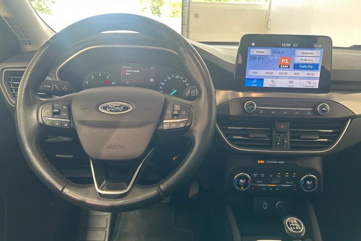 Grå Ford Focus fra 2019