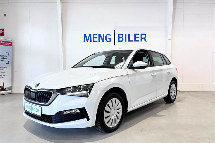 Hvid Skoda Scala fra 2021