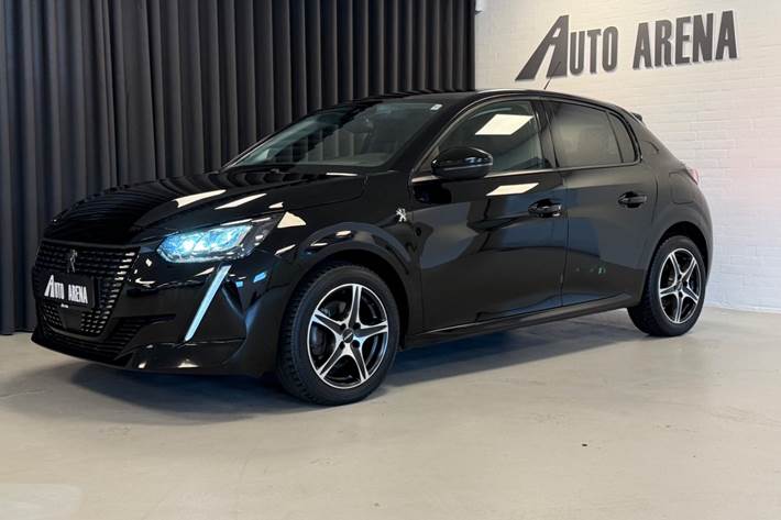 Sort Peugeot 208 fra 2020