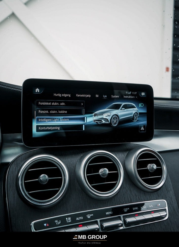 Gul Mercedes GLC43 fra 2020
