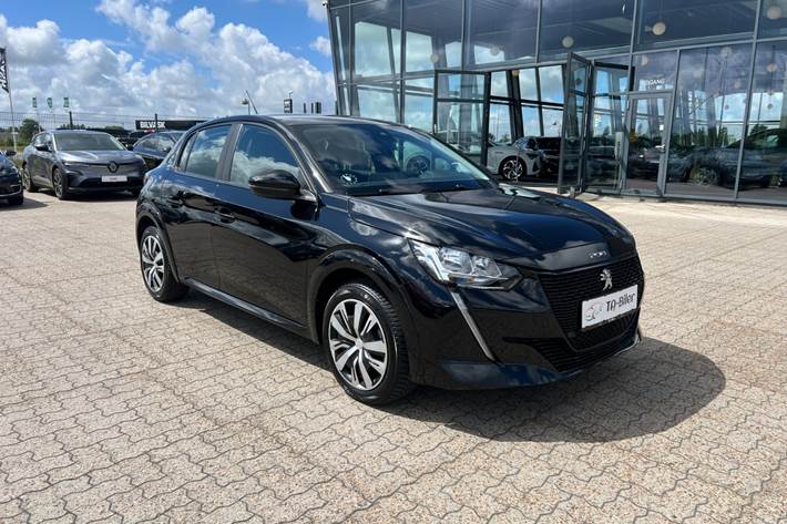 Sort Peugeot e-208 fra 2022