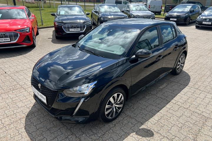 Sort Peugeot e-208 fra 2022