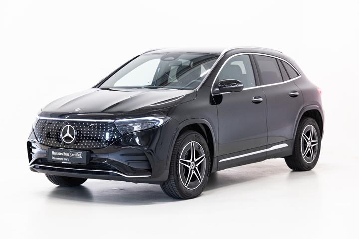 Sort Mercedes EQA250+ fra 2026 set udefra