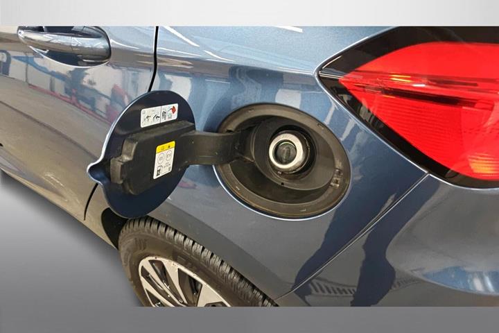 Blå Ford Fiesta fra 2022