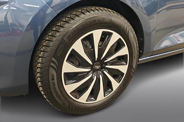 Blå Ford Fiesta fra 2022