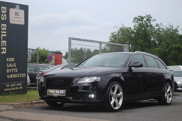 Sort Audi A4 fra 2011