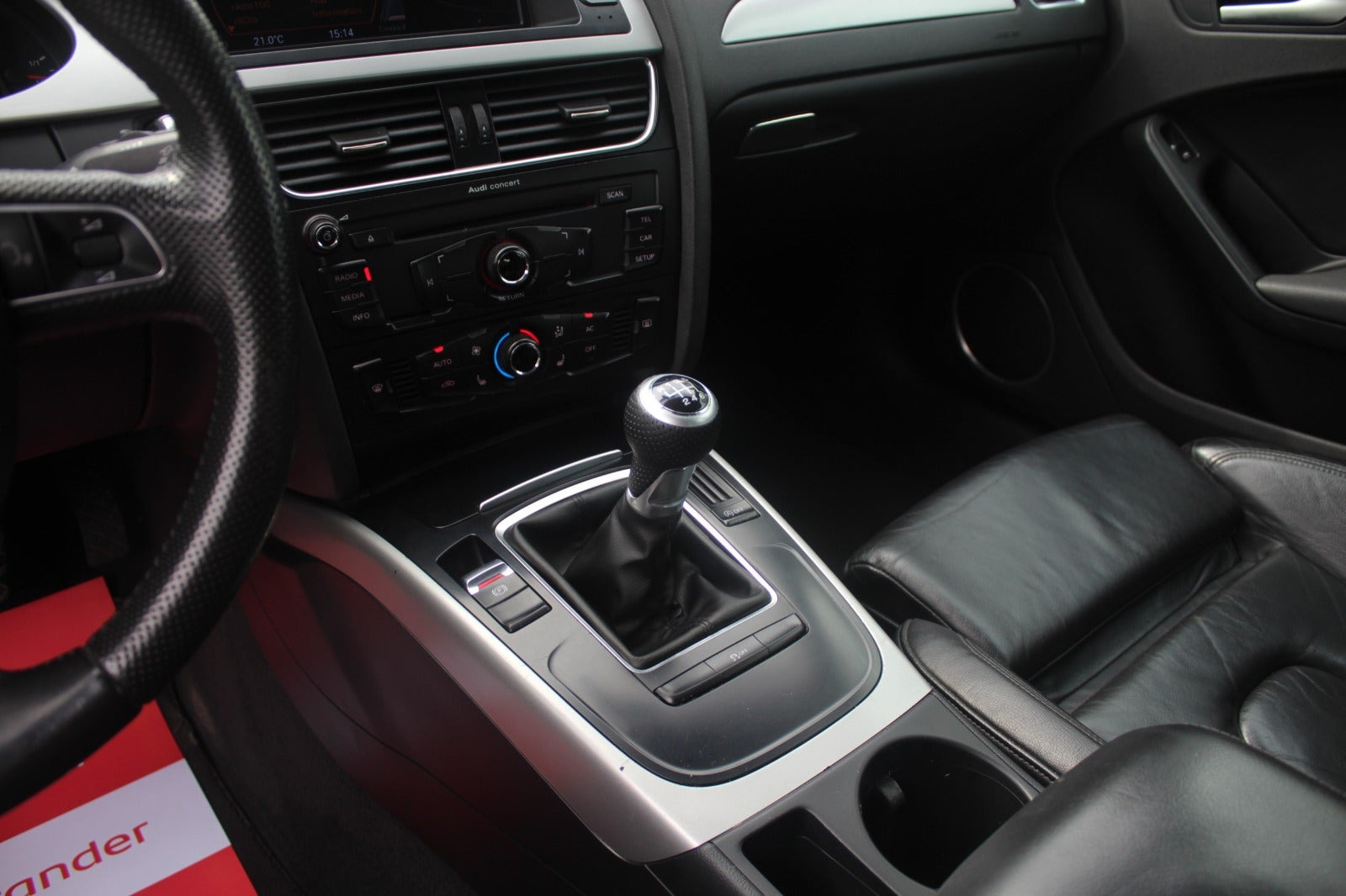 Sort Audi A4 fra 2011
