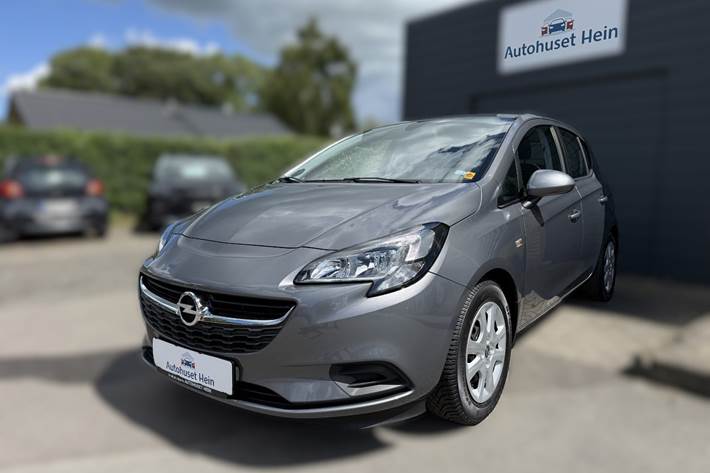 Grå Opel Corsa fra 2015