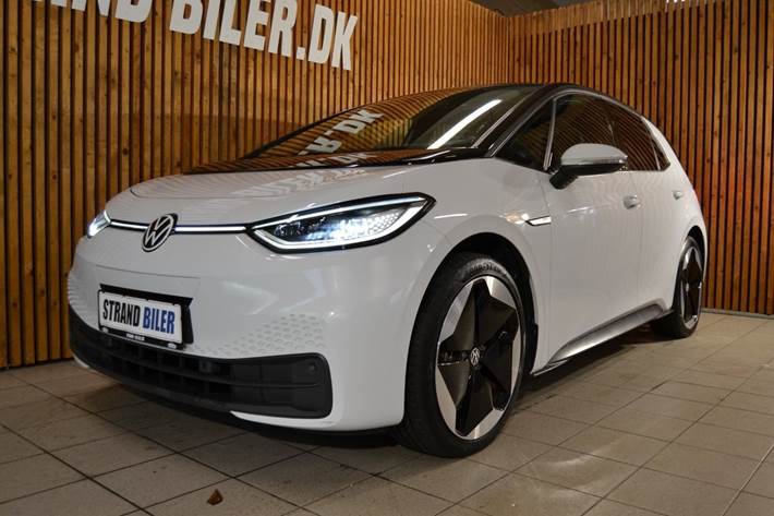 Hvid VW ID.3 fra 2021