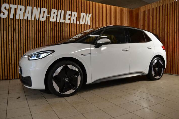 Hvid VW ID.3 fra 2021