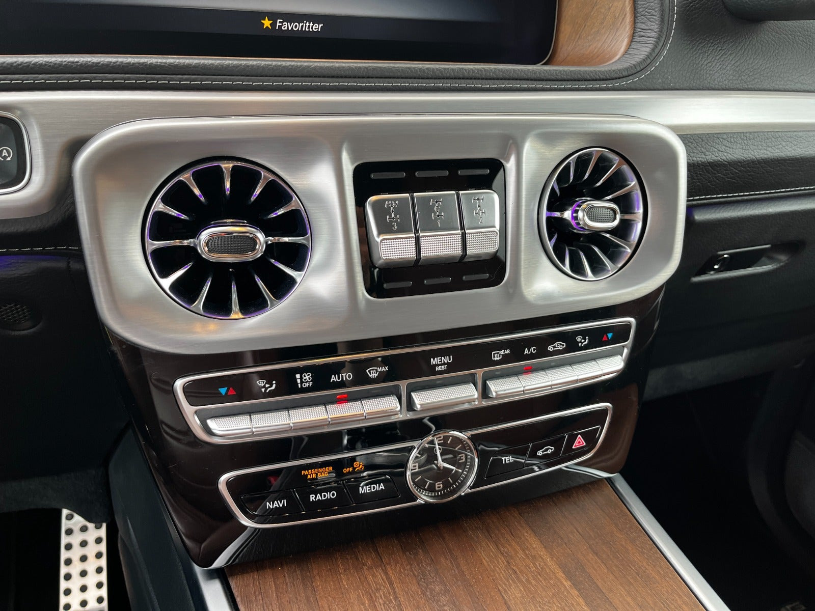 Sort Mercedes G500 fra 2019