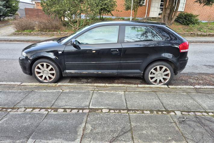 Sort Audi A3 fra 2006