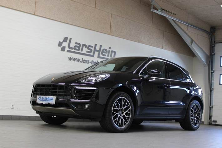 Sort Porsche Macan S fra 2015